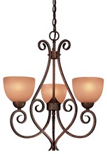 Minka-Lavery 723-355 - Mini Chandeliers Caspian Chandelier 3-Lt