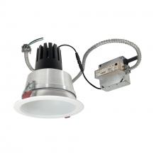 Nora NCR3-61L330FP01MPW - 6" Sapphire III Retrofit, Matte Powder White Reflector/Matte Powder White Flange, 120V; Phase