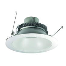 Nora NLCBC2-65140WW/10 - 6" Cobalt Click Round Retrofit Reflector, 1000lm / 12W, 4000K, White Reflector / White Flange