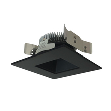 Nora NLCBS-4568530BB - 4" Cobalt Shallow High Lumen LED Trim, Square/Square Regress, 850lm, 3000K, Black