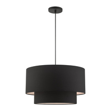 Livex Lighting 45668-04 - 3 Lt Black 20in. Pendant