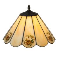 Meyda Green 218812 - 13" Wide Roses Shade
