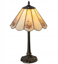 Meyda Green 218834 - 21" High Pansies Table Lamp