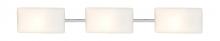 Besa Lighting 3WT-888607-CR - Besa, Lido Vanity, Opal Matte, Chrome Finish, 3x60W Medium Base