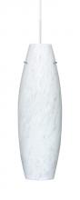 Besa Lighting 1VT-412719-WH - Besa Pendant Tara White Carrera 1x150W A21