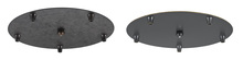 CAL Lighting CP5R-PN-DB - ROUND CANOPY, LINE VOLTAGE, 5 LIGHT