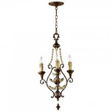 Cyan Designs 03010 - Meriel Chandelier 3-Light Antiqued Sienna