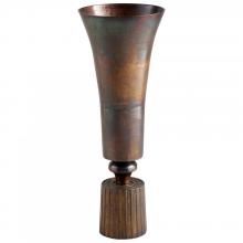 Cyan Designs 08300 - Patina Power Vase Vintage Brass - Large