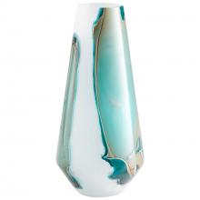Cyan Designs 10325 - Tall Ferdinand Vase Green And White