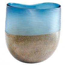 Cyan Designs 10344 - Europa Vase Blue And Iron Glaze - Wide