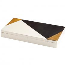 Cyan Designs 10655 - Modametric Container Black - Gold - White - Medium
