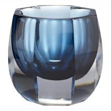Cyan Designs 11253 - Azure Oppulence Vase Blue & Clear - Small