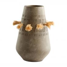 Cyan Designs 11589 - Retting Vase Designed by J Kent Martin Taupe Grey - Large