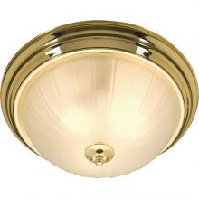 Maxim 5832FTPB - Three Light Polished Brass Frosted Glass Bowl Flush Mount