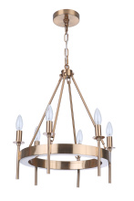 Craftmade 54326-SB - 6 Light Chandelier