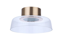 Craftmade 55181-SB-LED - Centric 12.5" LED Flushmount in Satin Brass