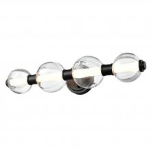 DVI DVP34943EB-PUC - GLIMME 24" VANITY/SCONCE, BK W/PUMPKIN