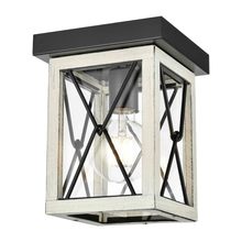 DVI DVP43374BK+BIW-CL - COUNTY FAIR OD FLUSH MOUNT