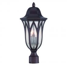 Acclaim 39716BC Bellagio Collection 3-Light Outdoor Light Fixture Hanging Lantern Black Coral 