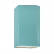 Justice Design Group CER-0910W-RFPL - Small Rectangle - Closed Top (Outdoor)