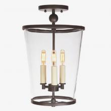 Justice Design Group 3053-08 - Three Light Medium Semi-Flush Mount