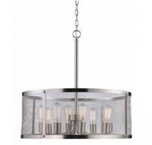 Trans Globe 10228 BN - 8LT PENDANT-DRUM MESH-EDISON (