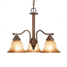 Woodbridge 10020-MBZ - Bronze Down Chandelier