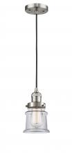 Innovations Lighting 201C-SN-G182S - Canton - 1 Light - 5 inch - Brushed Satin Nickel - Cord hung - Mini Pendant