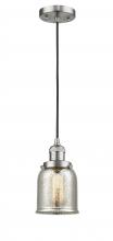 Innovations Lighting 201C-SN-G58 - Bell - 1 Light - 5 inch - Brushed Satin Nickel - Cord hung - Mini Pendant
