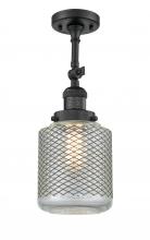 Innovations Lighting 201F-BK-G262 - Stanton - 1 Light - 6 inch - Matte Black - Adjustable Semi-Flush Mount
