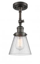 Innovations Lighting 201F-OB-G64 - Cone - 1 Light - 6 inch - Oil Rubbed Bronze - Adjustable Semi-Flush Mount