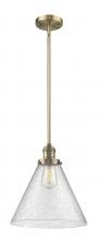 Innovations Lighting 201S-BB-G44-L-LED - Cone - 1 Light - 12 inch - Brushed Brass - Stem Hung - Mini Pendant