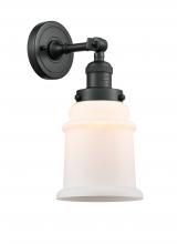 Innovations Lighting 203-BK-G181 - Canton - 1 Light - 7 inch - Matte Black - Adjustable Sconce