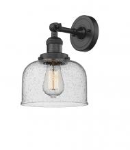 Innovations Lighting 203-BK-G74 - Bell - 1 Light - 8 inch - Matte Black - Adjustable Sconce