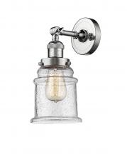 Innovations Lighting 203-PC-G184 - Canton - 1 Light - 7 inch - Polished Chrome - Adjustable Sconce