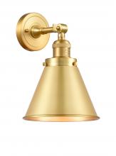 Innovations Lighting 203-SG-M13-SG - Appalachian - 1 Light - 8 inch - Satin Gold - Adjustable Sconce