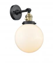 Innovations Lighting 203SW-BAB-G201-8 - Beacon - 1 Light - 8 inch - Black Antique Brass - Adjustable Sconce