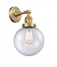 Innovations Lighting 203SW-BB-G204-8 - Beacon - 1 Light - 8 inch - Brushed Brass - Adjustable Sconce