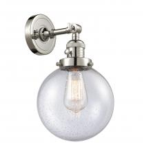 Innovations Lighting 203SW-PN-G204-8 - Beacon - 1 Light - 8 inch - Polished Nickel - Adjustable Sconce