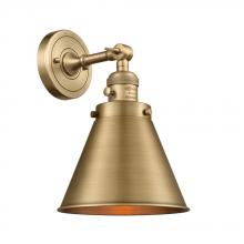 Innovations Lighting 203-BB-M13-BB - Appalachian - 1 Light - 8 inch - Brushed Brass - Adjustable Sconce