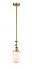Innovations Lighting 206-SG-G311 - Dover - 1 Light - 5 inch - Satin Gold - Stem Hung - Adjustable Mini Pendant