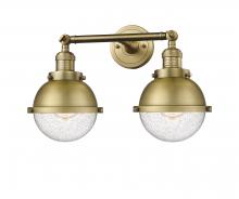 Innovations Lighting 208-BB-HFS-64-BB - Hampden - 2 Light - 18 inch - Brushed Brass - Adjustable Bath Vanity Light