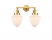 Innovations Lighting 208-SG-G661-7 - Bullet - 2 Light - 18 inch - Satin Gold - Adjustable Bath Vanity Light