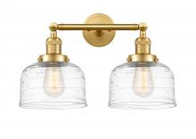 Innovations Lighting 208-SG-G713 - Bell - 2 Light - 19 inch - Satin Gold - Adjustable Bath Vanity Light
