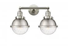 Innovations Lighting 208-SN-HFS-64-SN - Hampden - 2 Light - 18 inch - Brushed Satin Nickel - Adjustable Bath Vanity Light