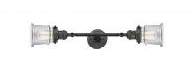 Innovations Lighting 208L-OB-G182S - Canton - 2 Light - 6 inch - Oil Rubbed Bronze - Adjustable Bath Vanity Light