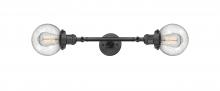 Innovations Lighting 208L-OB-G204-6 - Beacon - 2 Light - 6 inch - Oil Rubbed Bronze - Adjustable Bath Vanity Light