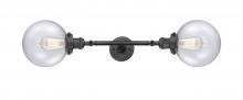 Innovations Lighting 208L-OB-G204-8 - Beacon - 2 Light - 8 inch - Oil Rubbed Bronze - Adjustable Bath Vanity Light