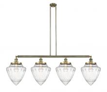Innovations Lighting 214-AB-G664-12 - Bullet - 4 Light - 50 inch - Antique Brass - Stem Hung - Adjustable Island Light