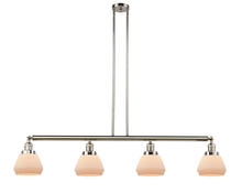 Innovations Lighting 214-PN-G171-LED - Fulton - 4 Light - 51 inch - Polished Nickel - Stem Hung - Adjustable Island Light